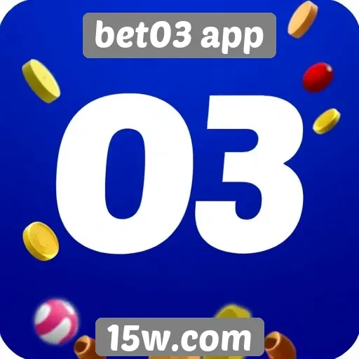 Variedade de jogos disponíveis no bet03 app